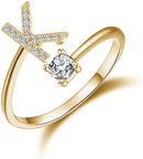 Initial Letters Ring - Gold HEYCUZI 