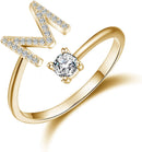 Initial Letters Ring - Gold HEYCUZI N 