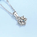 Moissanite Necklace HEYCUZI 