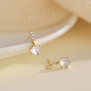 Simple Diamond Earrings COMOSO 