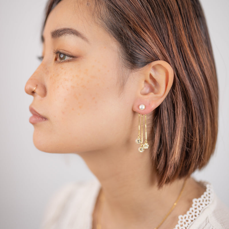Shiny Pearl Earrings COMOSO 