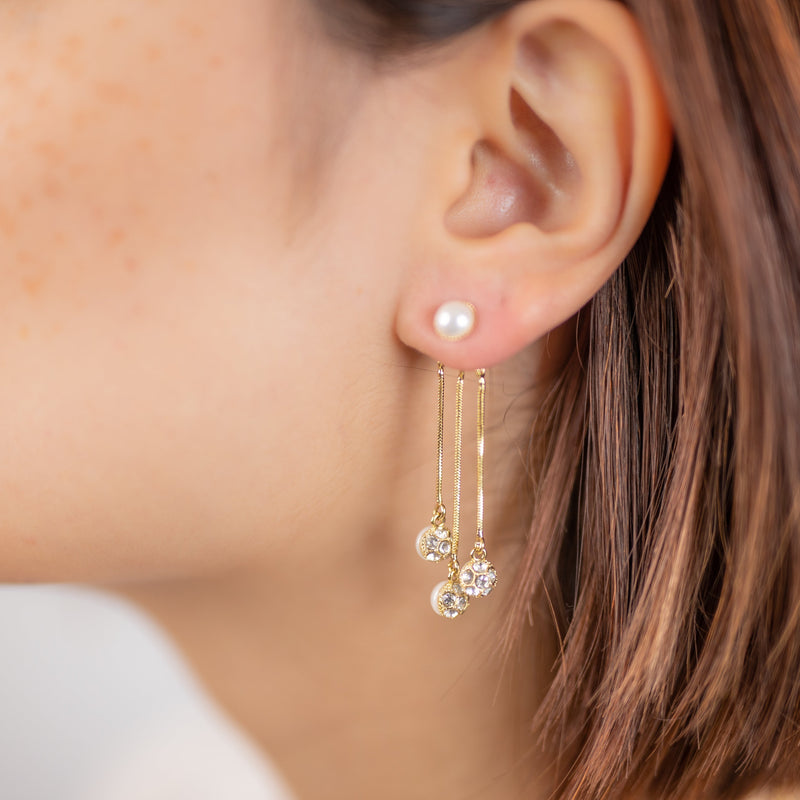 Shiny Pearl Earrings COMOSO 