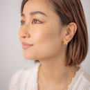 Exquisite Crystal Rotating Windmill Studs COMOSO 