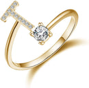 Initial Letters Ring - Gold HEYCUZI T 